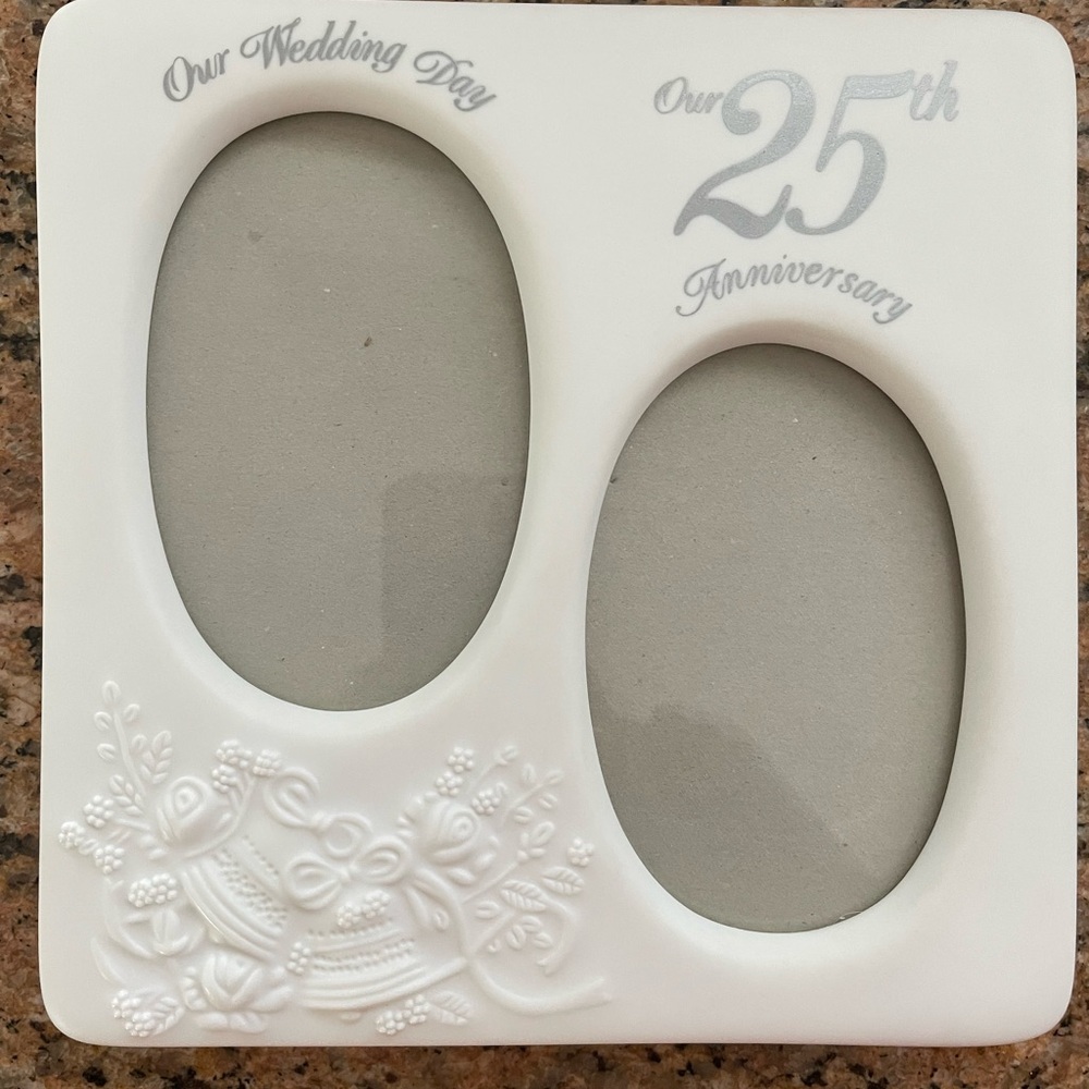 25th Anniversary Wedding Photo Frame